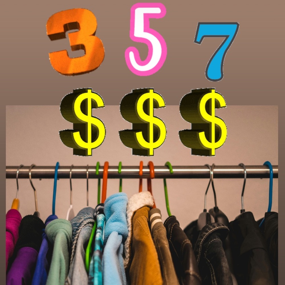UNLISTED ITEMS $3, $5, $7 DEALS